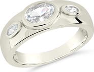 Sterling Forever Soren Cubic Zirconia Ring