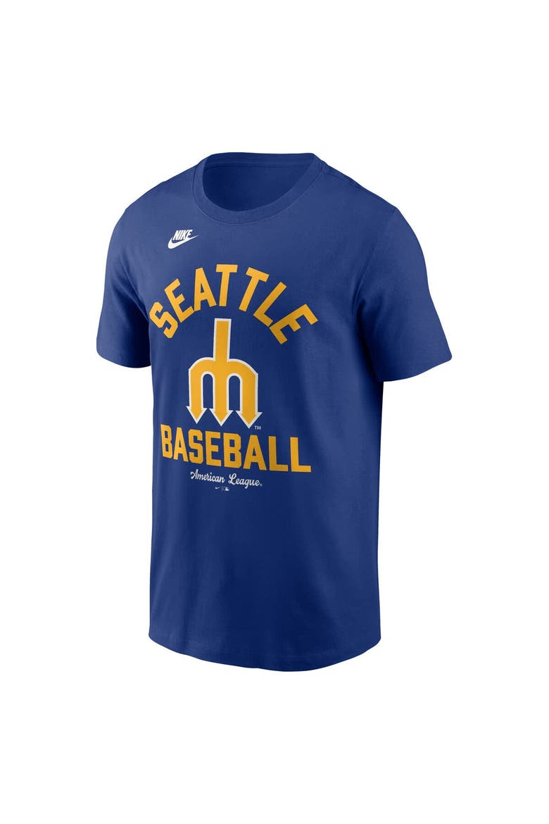 Men's Nike Royal Seattle Mariners Cooperstown Collection T-Shirt, Alternate, color, Royal