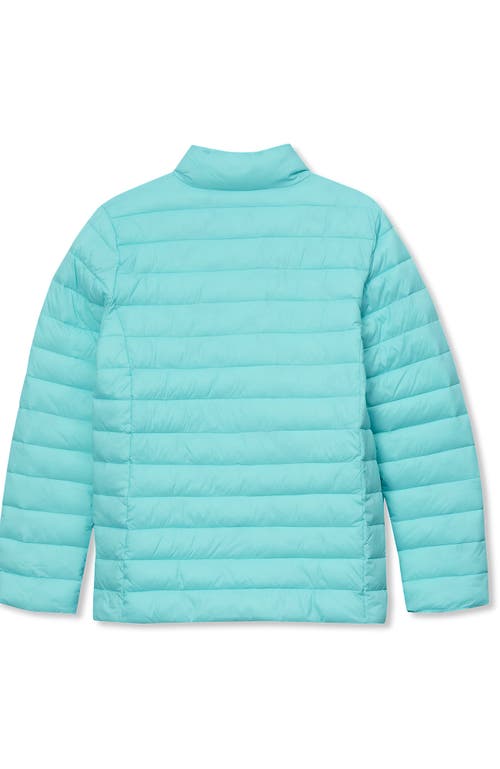 Lands' End Kids Insulated Down Alternative Thermoplume Jacket In Blue