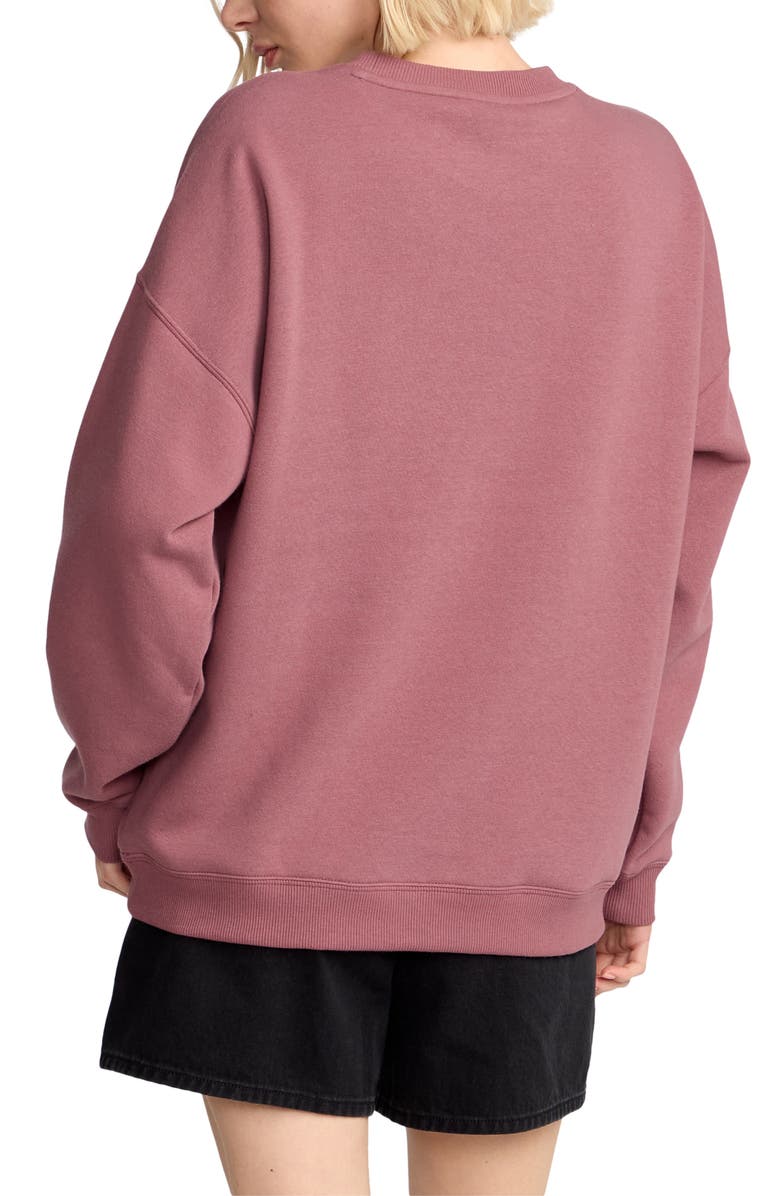 Volcom Stone Crewneck Graphic Sweatshirt, Alternate, color, Vintage Brown