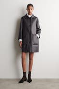 COS Textured Single-Breasted Coat