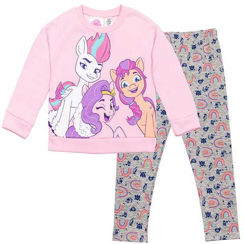 Sweatshirt & Leggings Set (Toddler & Little Kid)