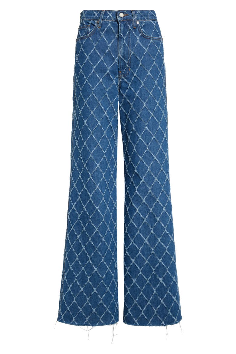 Taylor High Waist Wide Leg Jeans, Alternate, color, BLUE DIAMOND