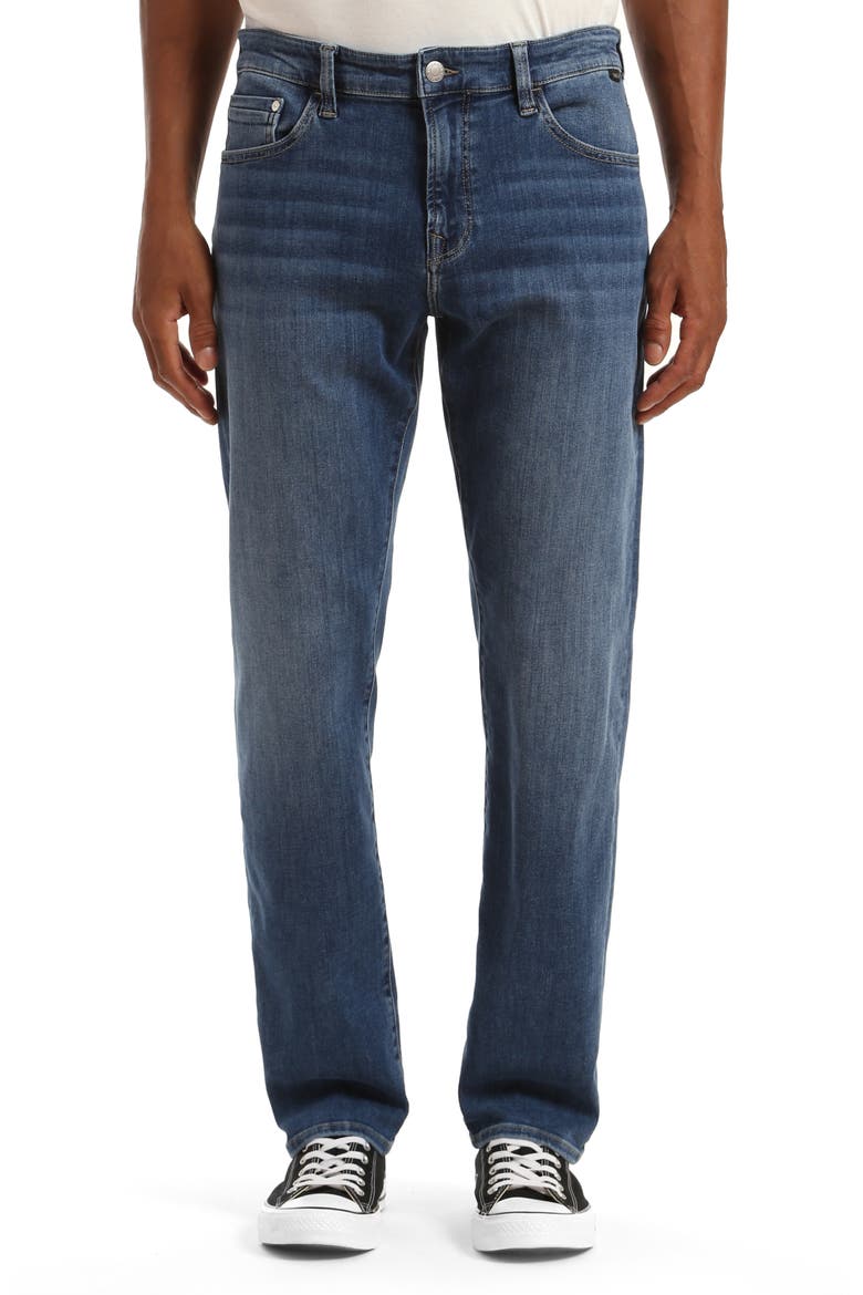 Marcus Slim Fit Straight Leg Jeans, Main, color, MID FOGGY