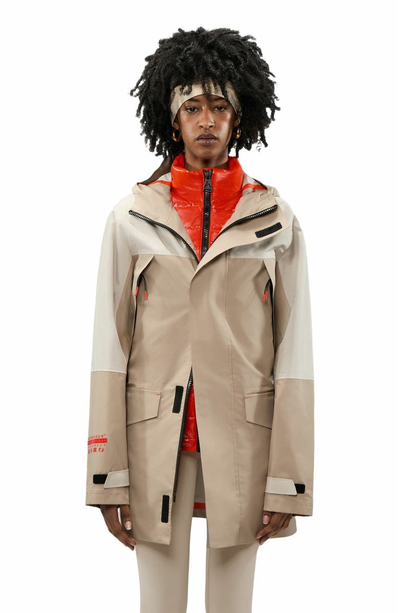 Alpenhaus Unisex Valmorel 3-In-1 Hooded Raincoat, Main, color, Stone