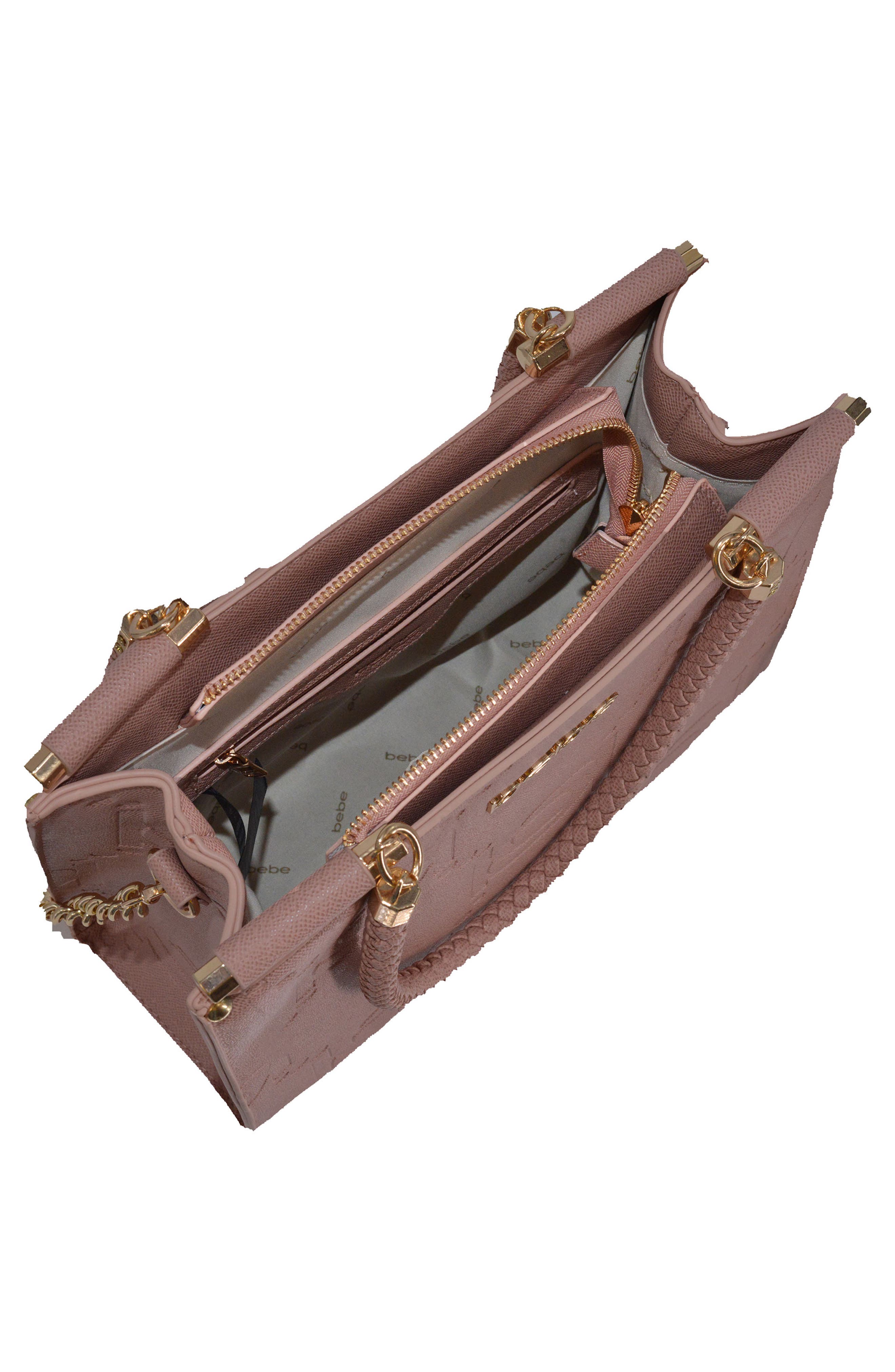 Zenia Braided Handle Tote Bag, Alternate, color, BLUSH