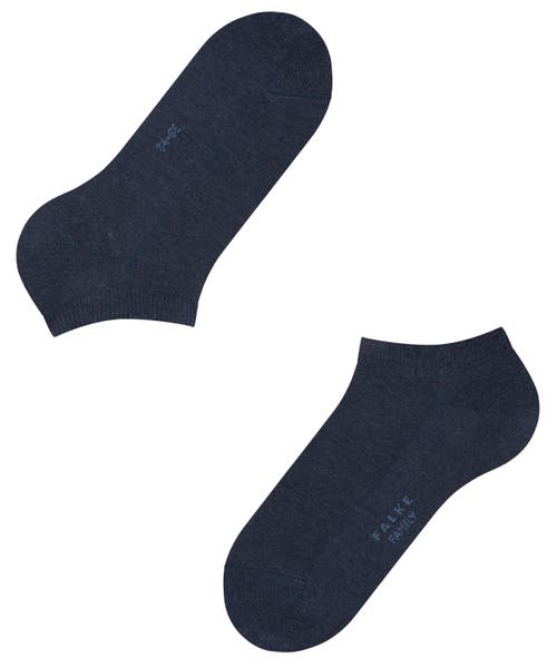Falke Family Sustainable Cotton Sneaker Socks In Blue