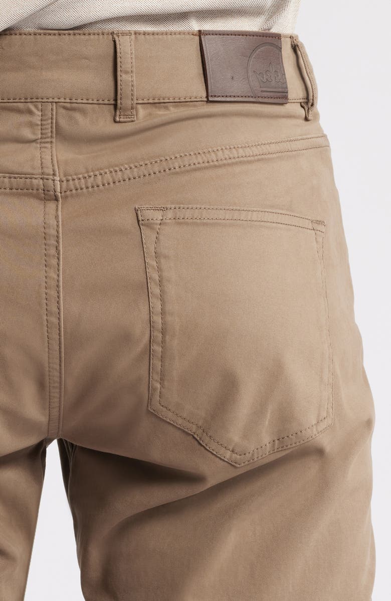 Peter Millar Delvin Stretch Cotton & Silk Twill 5-Pocket Pants, Alternate, color,