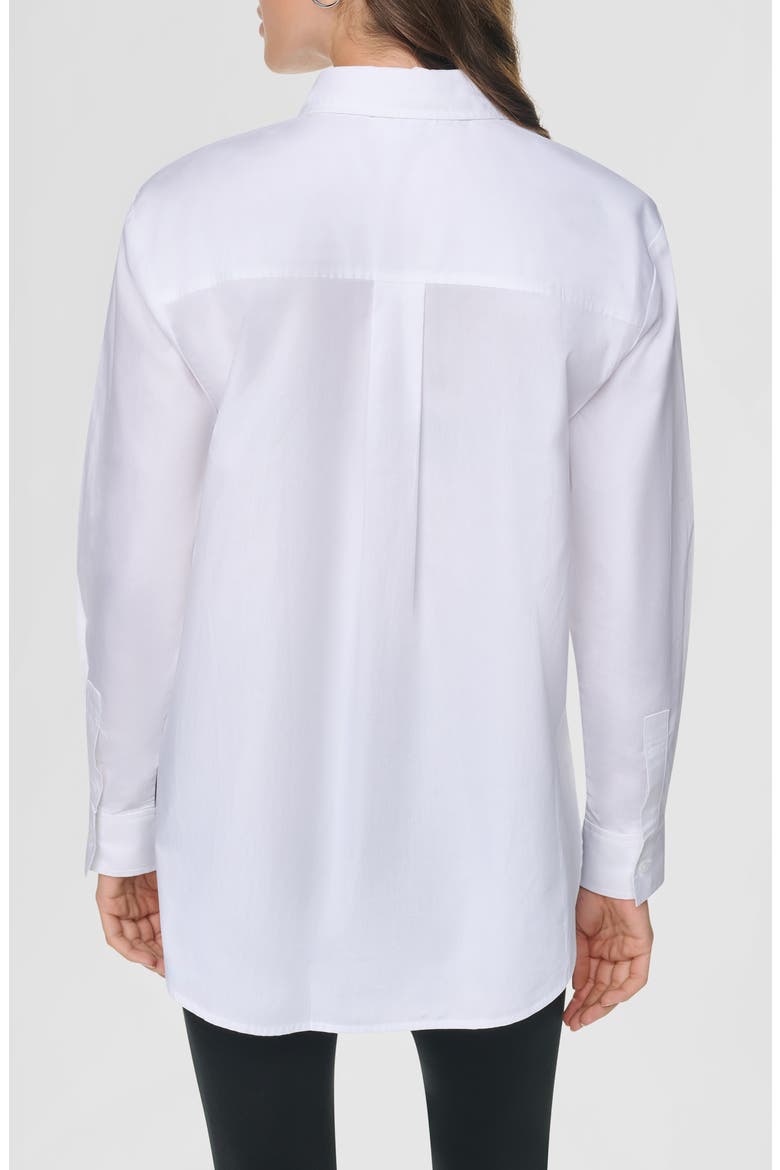 Print Pocket Poplin Shirt, Alternate, color, WHITE