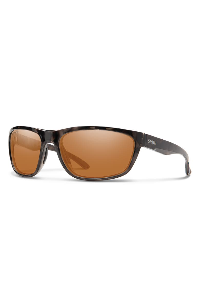 Smith Redding 62mm ChromaPop<sup>™</sup> Polarized Square Sunglasses, Main, color, Black Tortoise / Glass Copper