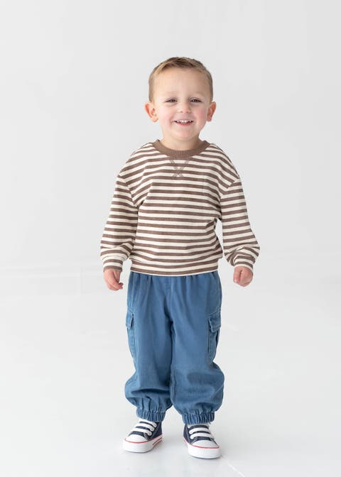 Michael Denim Cargo Pocket Jogger Pants