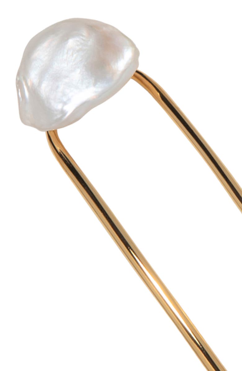 Jennifer Behr Rita Baroque Pearl Hair Pin, Alternate, color, Pearl