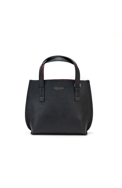 Iconic Mini Tote Magnetic Button Closure Bag