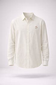 Sable Careya Linen-blend Embroidered Button-down Shirt