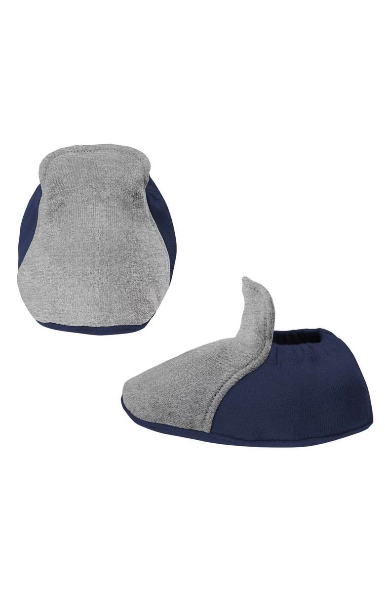 Outerstuff Newborn & Infant Navy/Heather Gray New York Yankees Three-Piece Love of Baseball Bib Bodysuit & Booties Set, Alternate, color, Navy