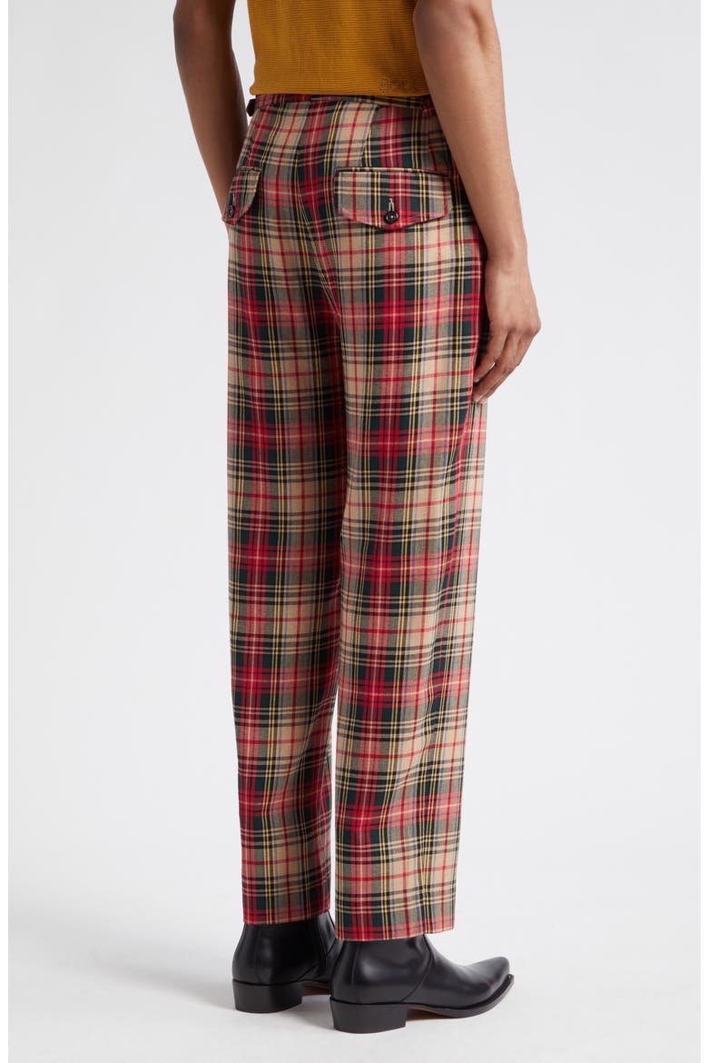 Truro Plaid Pants, Alternate, color, RED GREEN