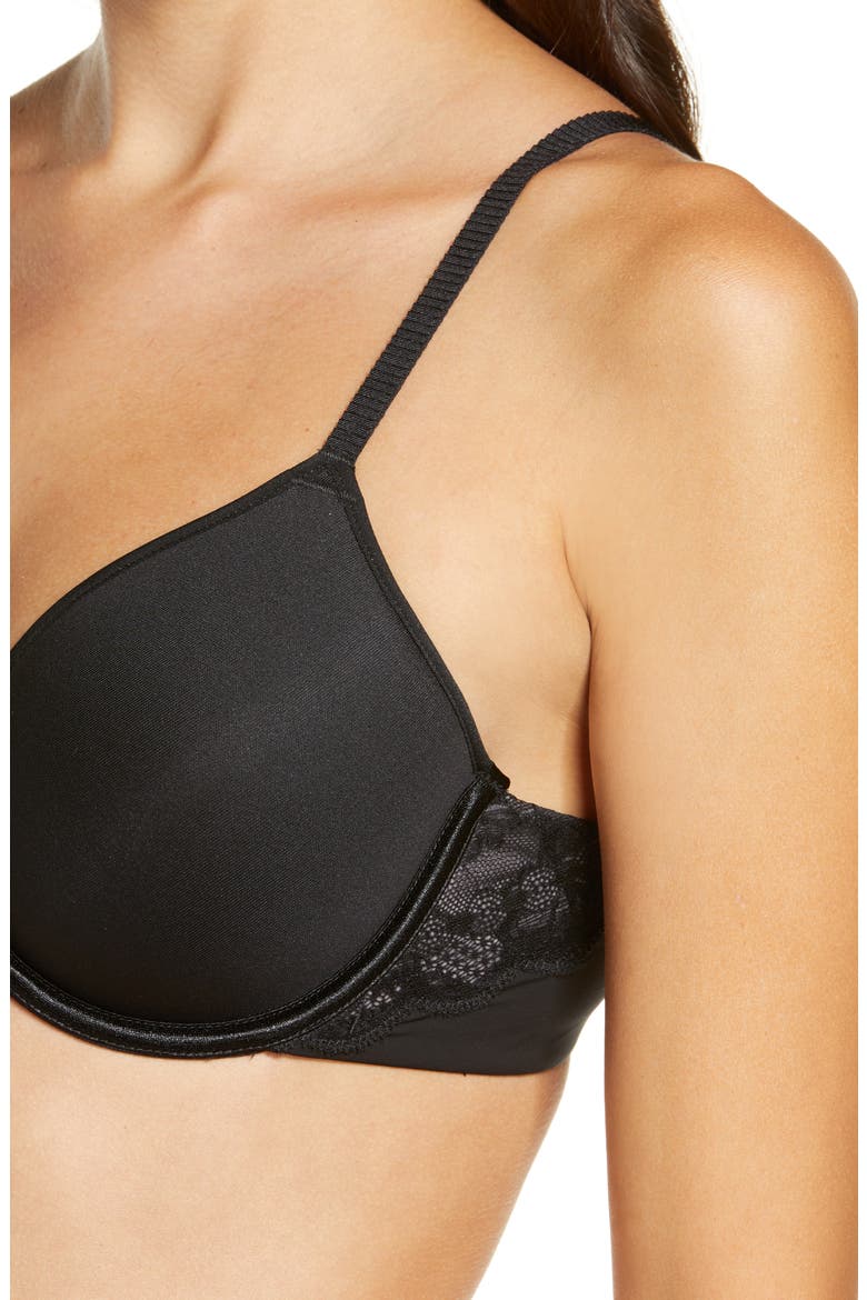 Light Luxury Underwire Spacer Bra, Alternate, color, BLACK