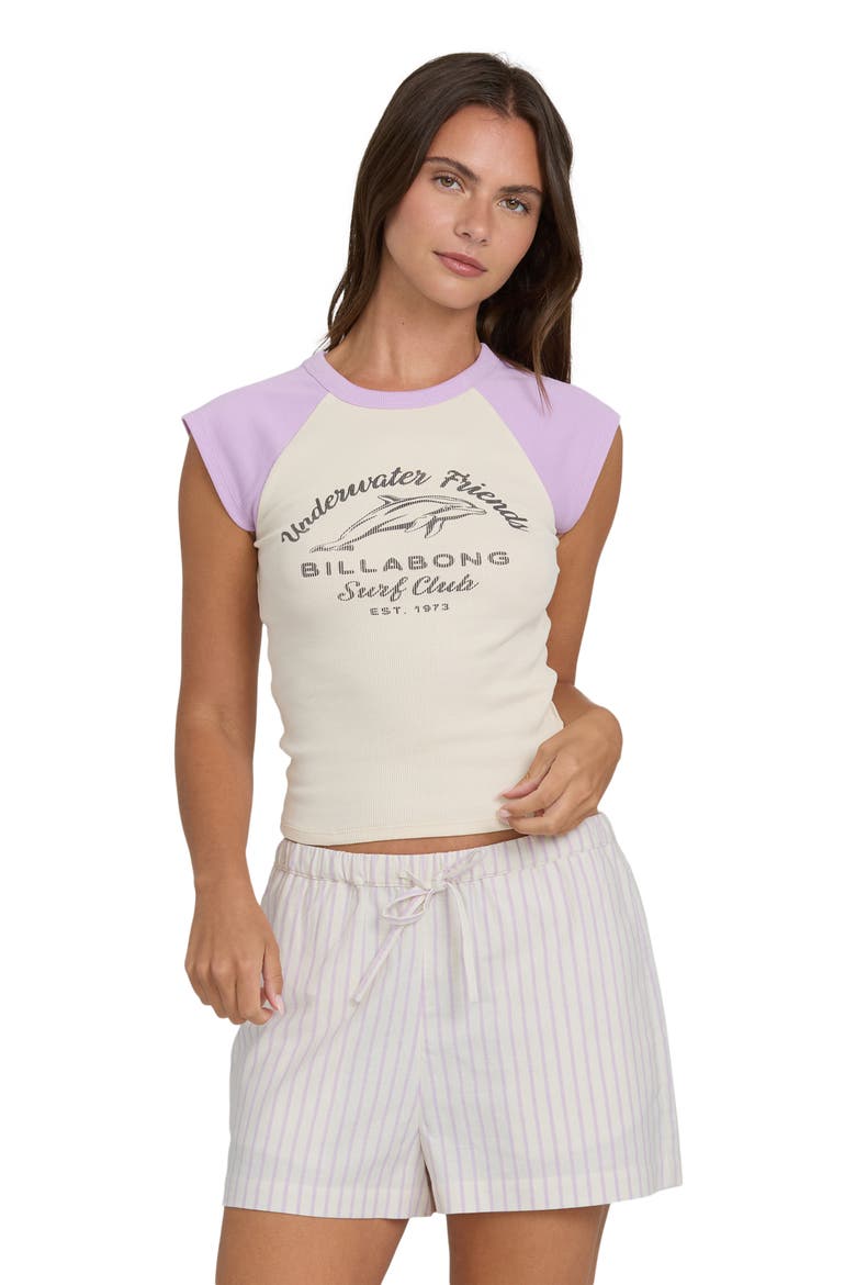 Wanderer Stripe Drawstring Shorts, Alternate, color, VINTAGE VIOLET