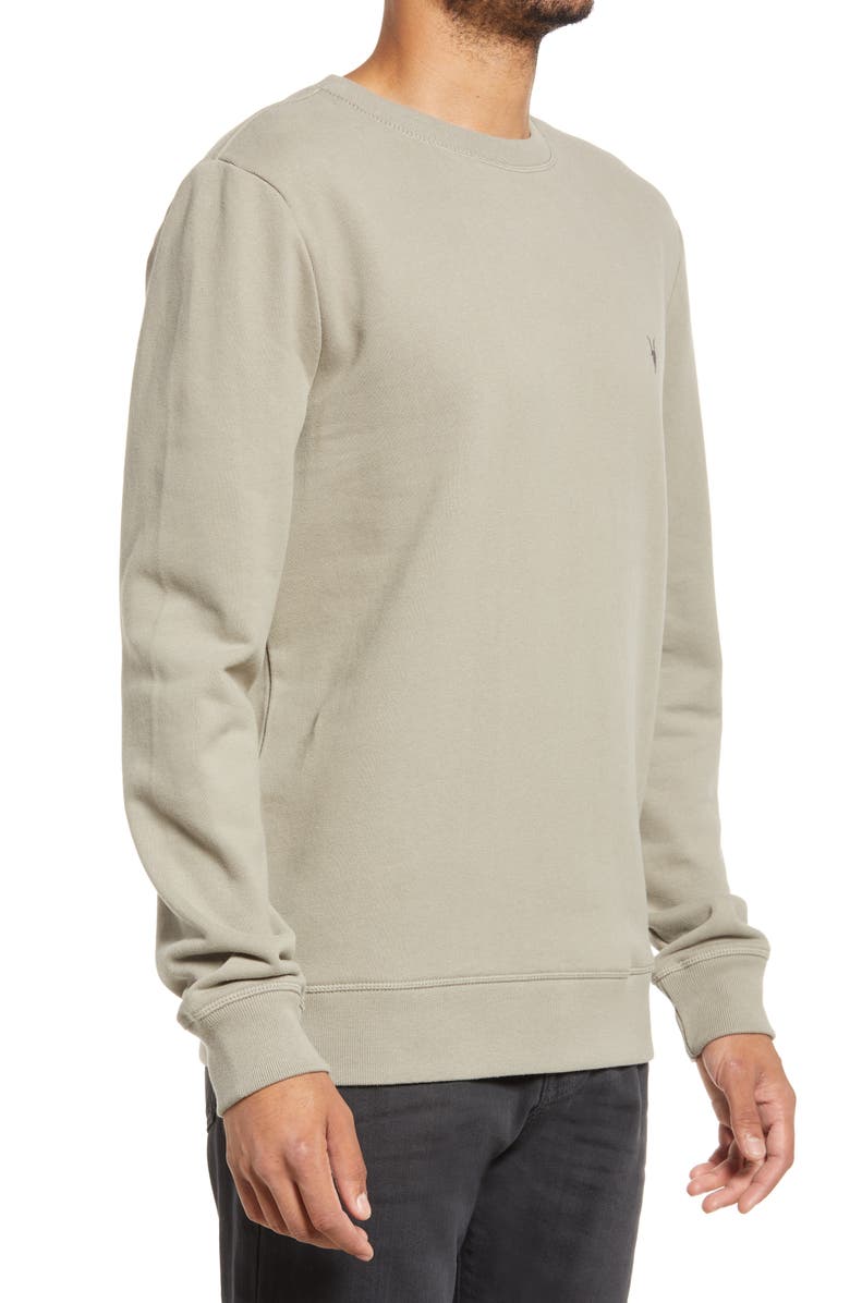 AllSaints Raven Slim Fit Crewneck Sweatshirt, Alternate, color,