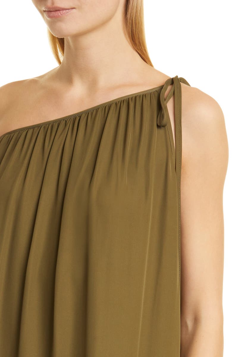 TWP Dinner at Mackizi One-Shoulder Silk Chiffon Dress, Alternate, color,