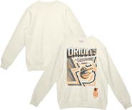 Mitchell & Ness Men's Mitchell & Ness Cream Baltimore Orioles Sidewalk Sketch Pullover Hoodie