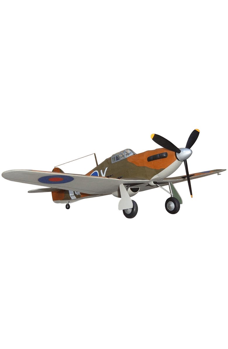 Guillow
s Flying Model Kit - Hawker MK-1 Hurricane, DIY Airplane Building, Alternate, color, Multicolored