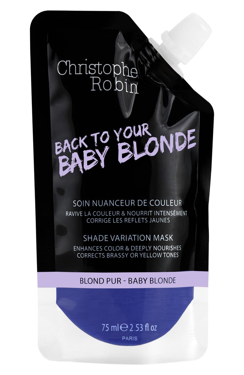 Christophe Robin Shade Variation Care Mask, Main, color, Blonde