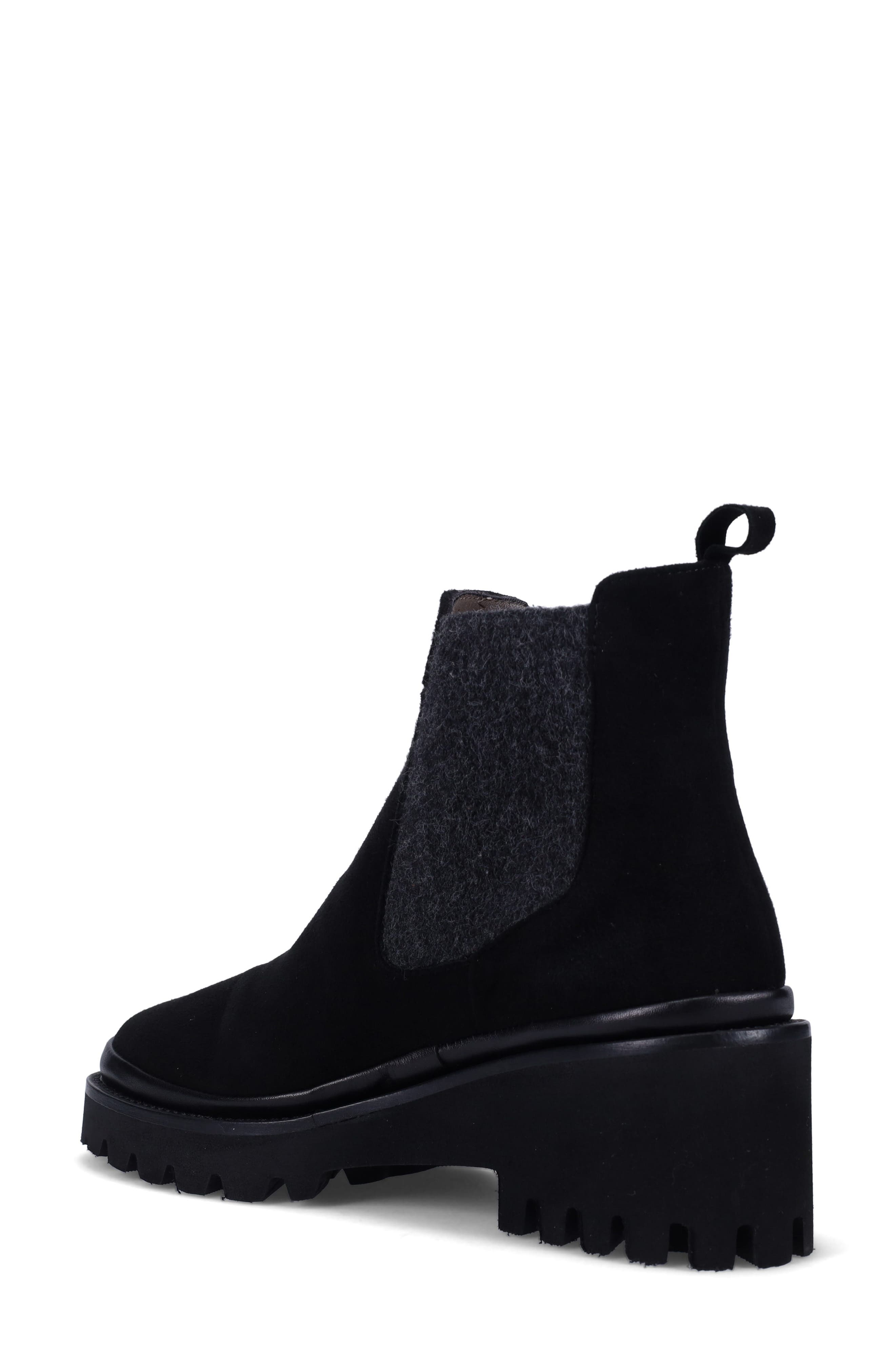Ron White Emmaline Weatherproof Chelsea Boot, Alternate, color, Onyx