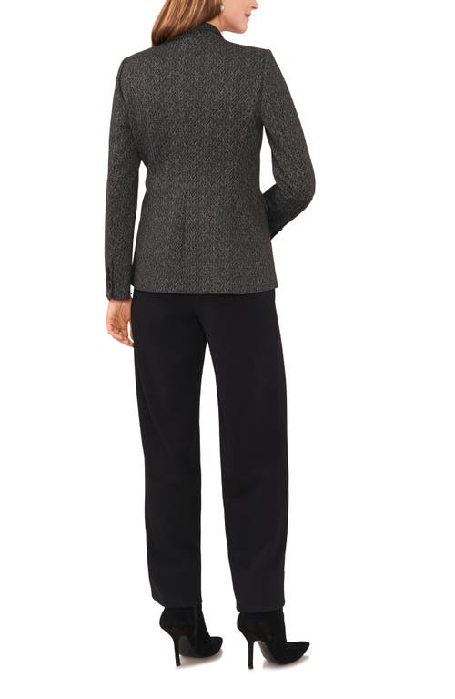 Vince Camuto Herringbone Knit Blazer In Rich Black