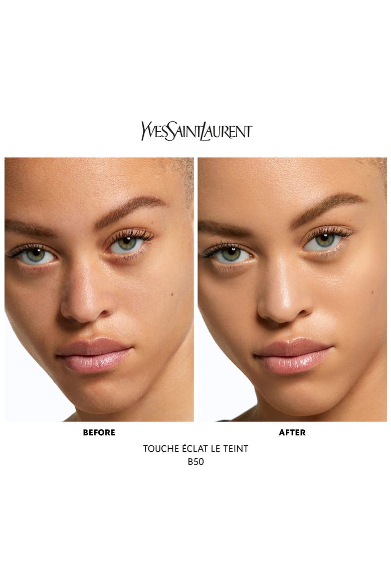 Touche Éclat Le Teint Radiant Liquid Foundation with SPF 22, Alternate, color, B50 HONEY