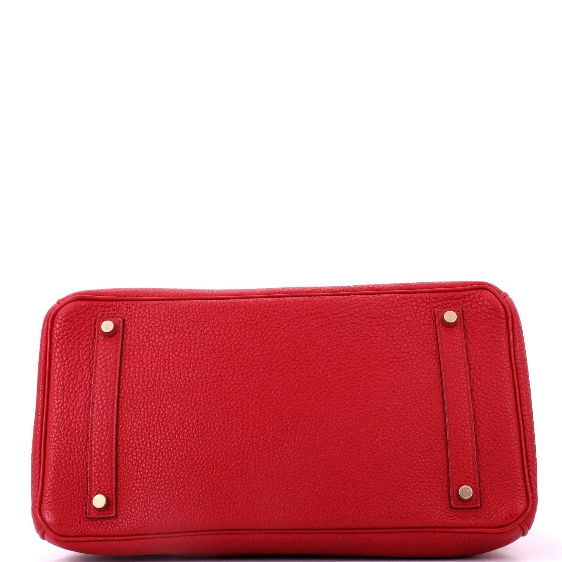 Pre-Owned Hermes Birkin Handbag Red Togo with Gold Hardware 35, Alternate, color, Rouge Garance