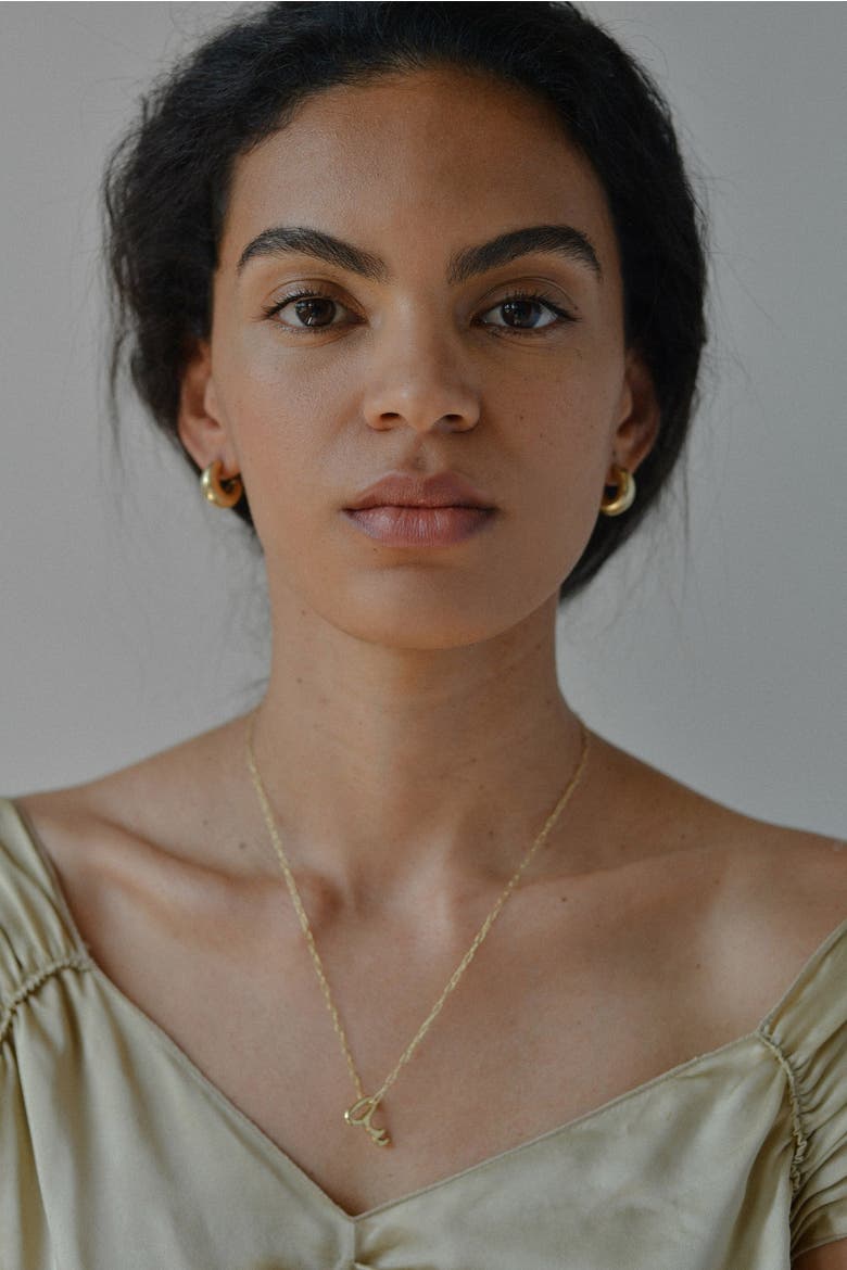 Key Necklace, Alternate, color, Brass