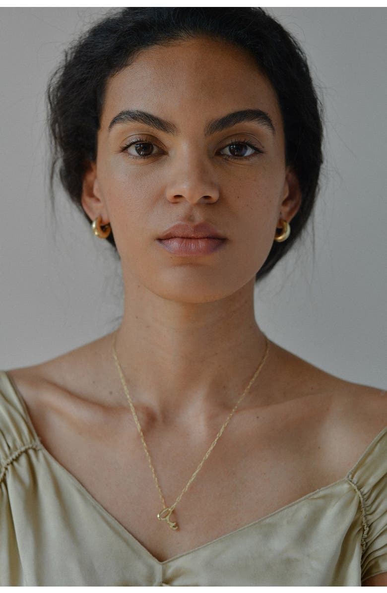 Odette New York Key Necklace, Alternate, color, Brass