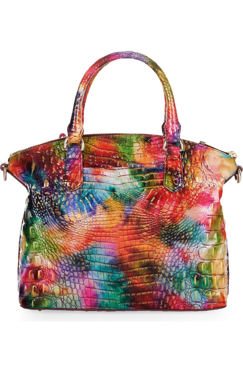 Brahmin Duxbury Croc Embossed Leather Satchel, Alternate, color,