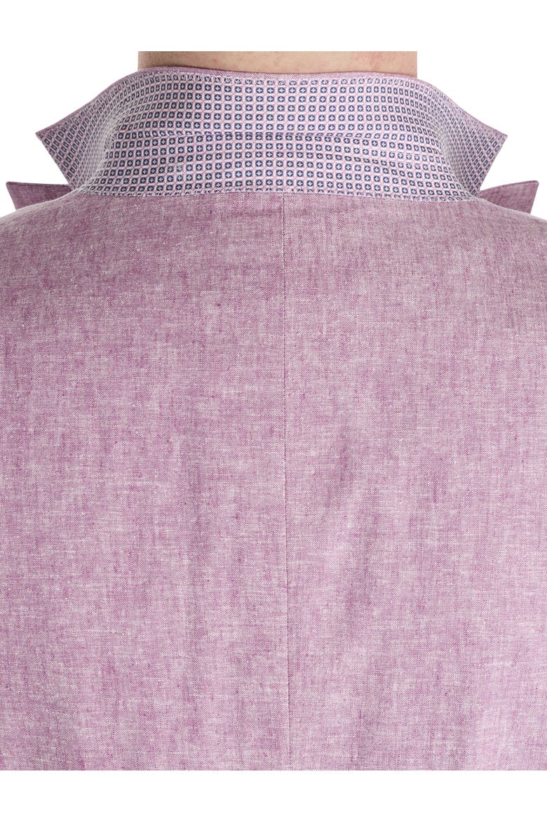 Big & Tall Jacket-Relaxer Linen-Blend Sport Coat, Alternate, color, PURPLE