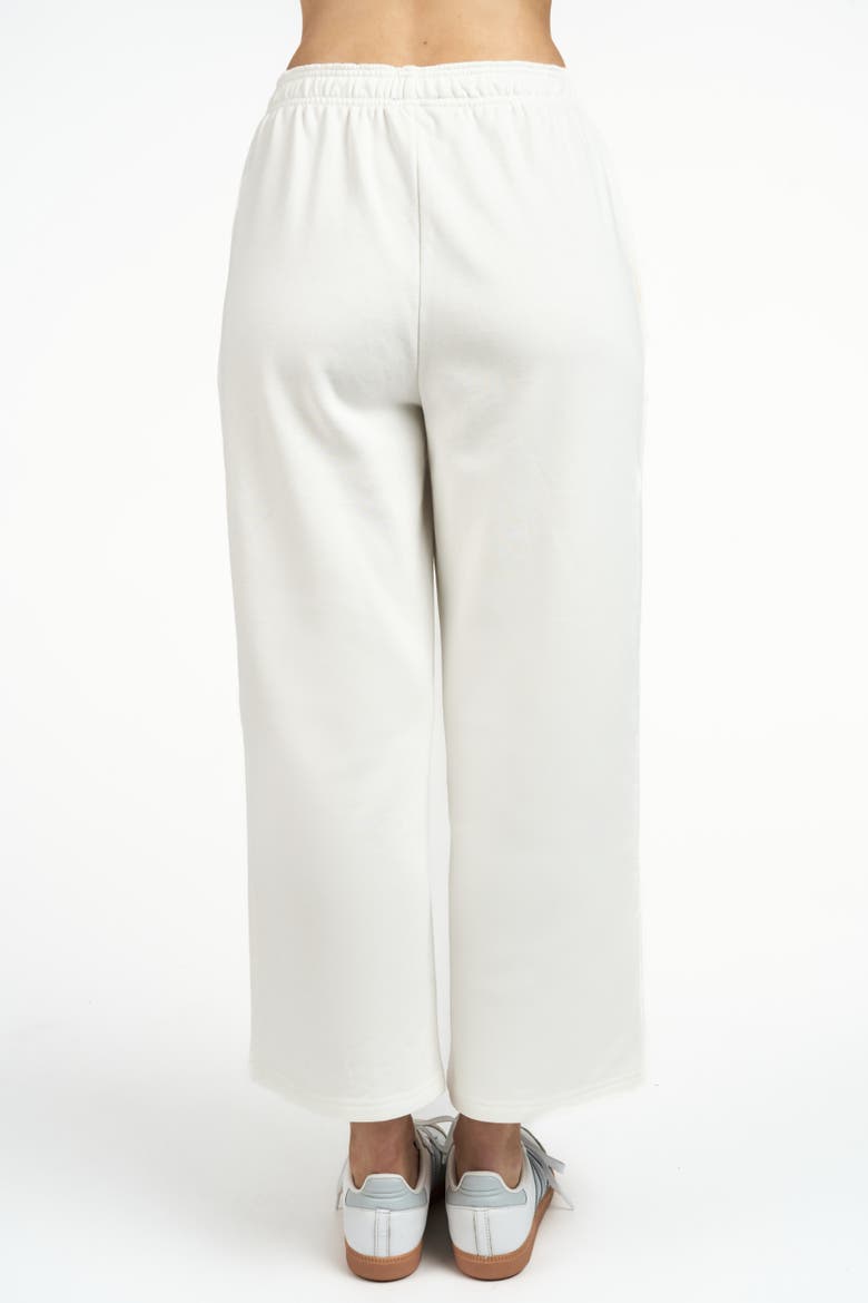 Cropped Leg Sweatpant, Alternate, color, WHITE
