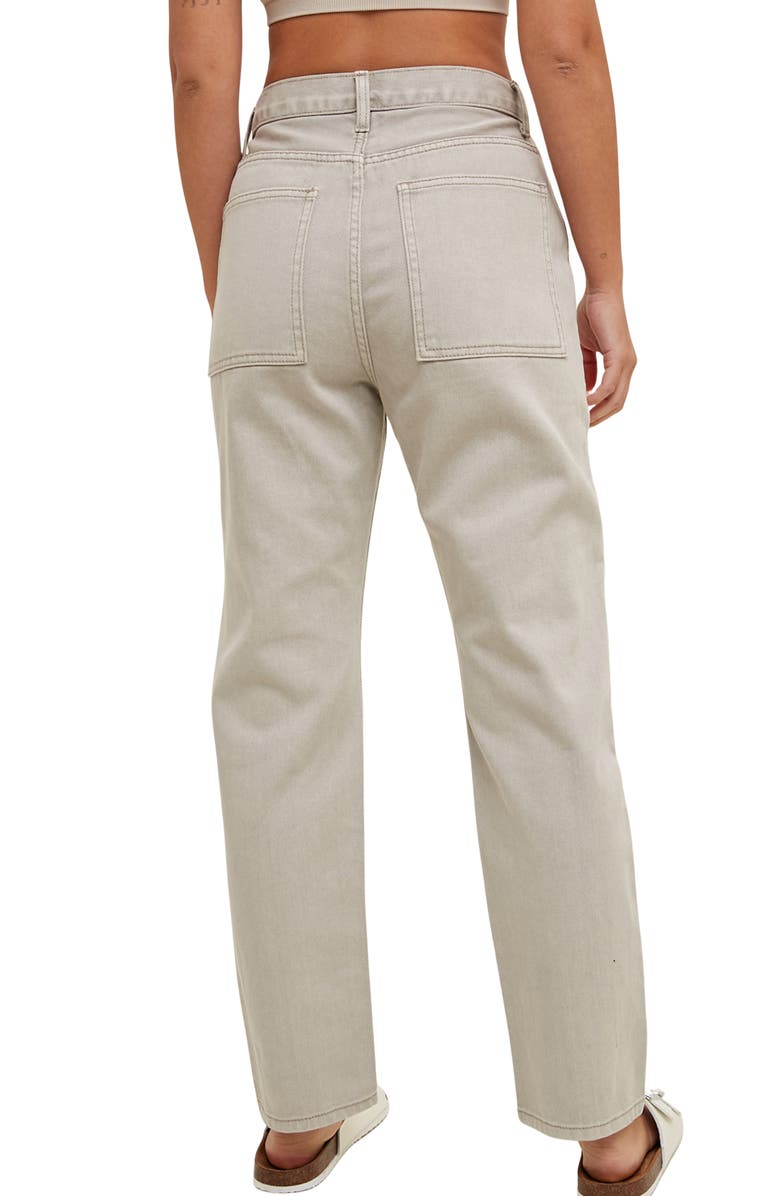 WISHLIST Paneled Cargo Jeans, Alternate, color, Stone