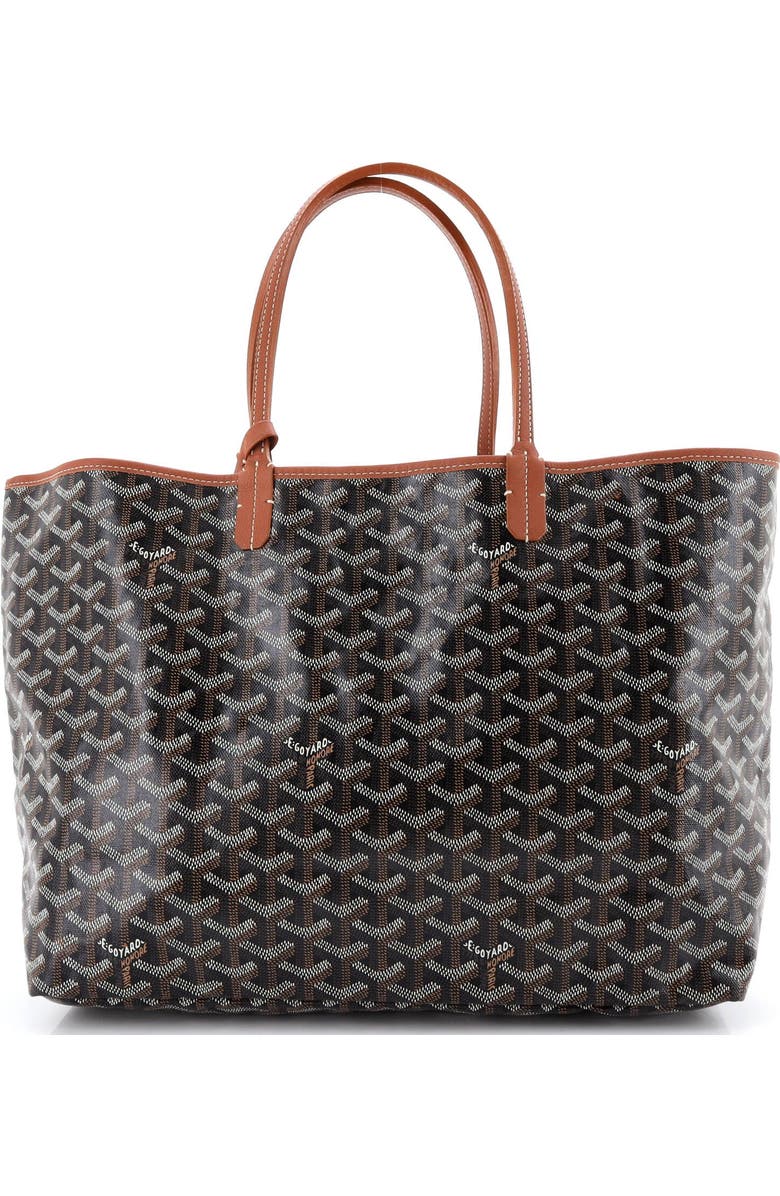 Pre-Owned Goyard Saint Louis Tote Coated Canvas PM, Alternate, color, Brown