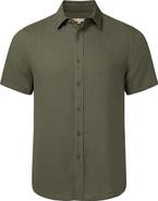 Onia Standard Short Sleeve Linen Shirt