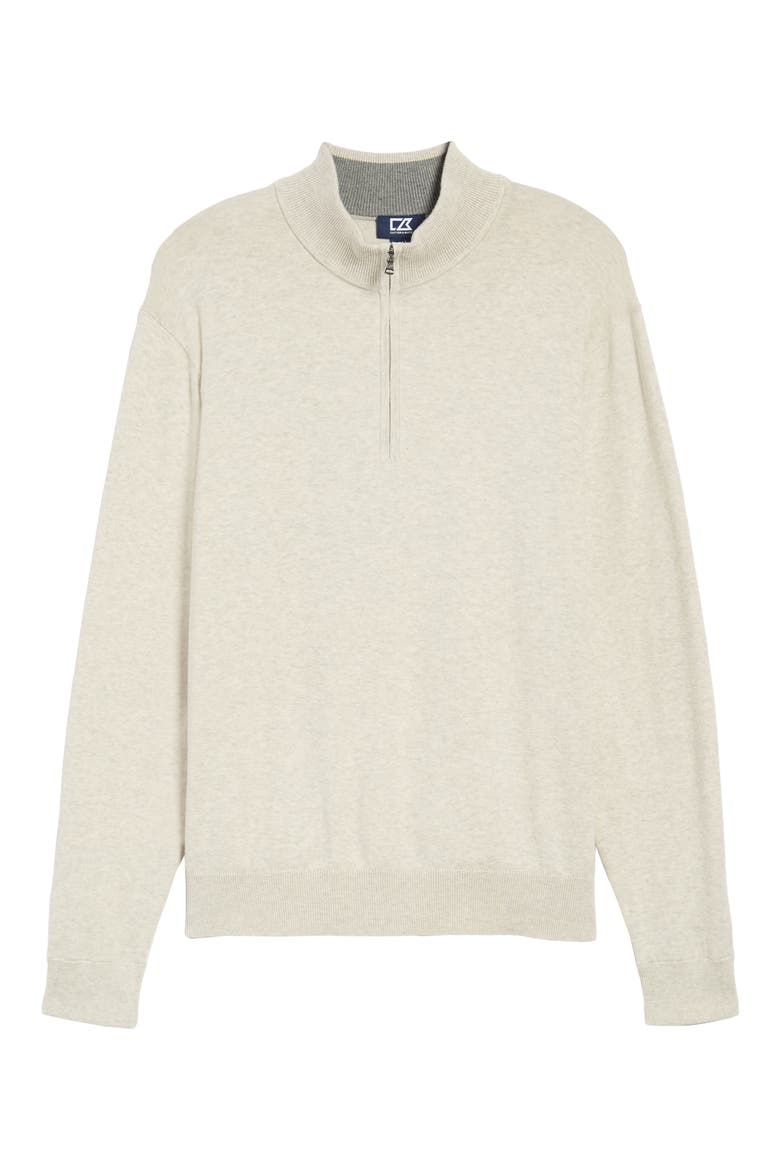Lakemont Classic Fit Quarter Zip Sweater, Alternate, color, OATMEAL HEATHER