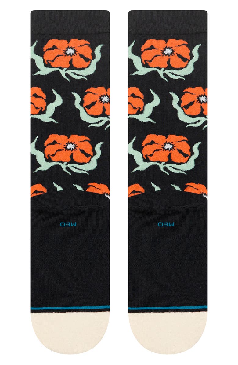 Stance BROADCAST FLORAL CREW, Alternate, color, 