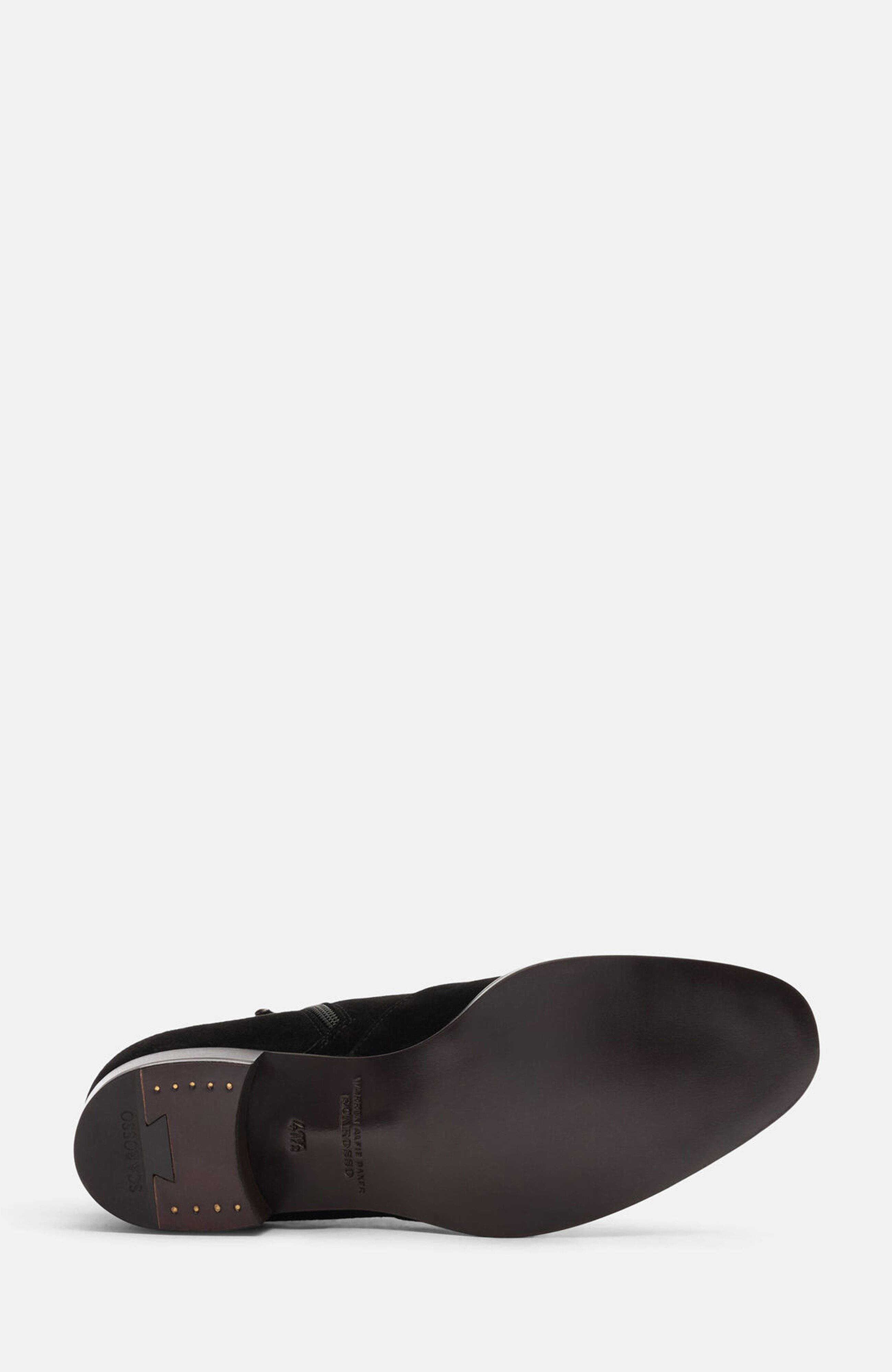 SCAROSSO Warren Boots, Alternate, color, Black - Suede