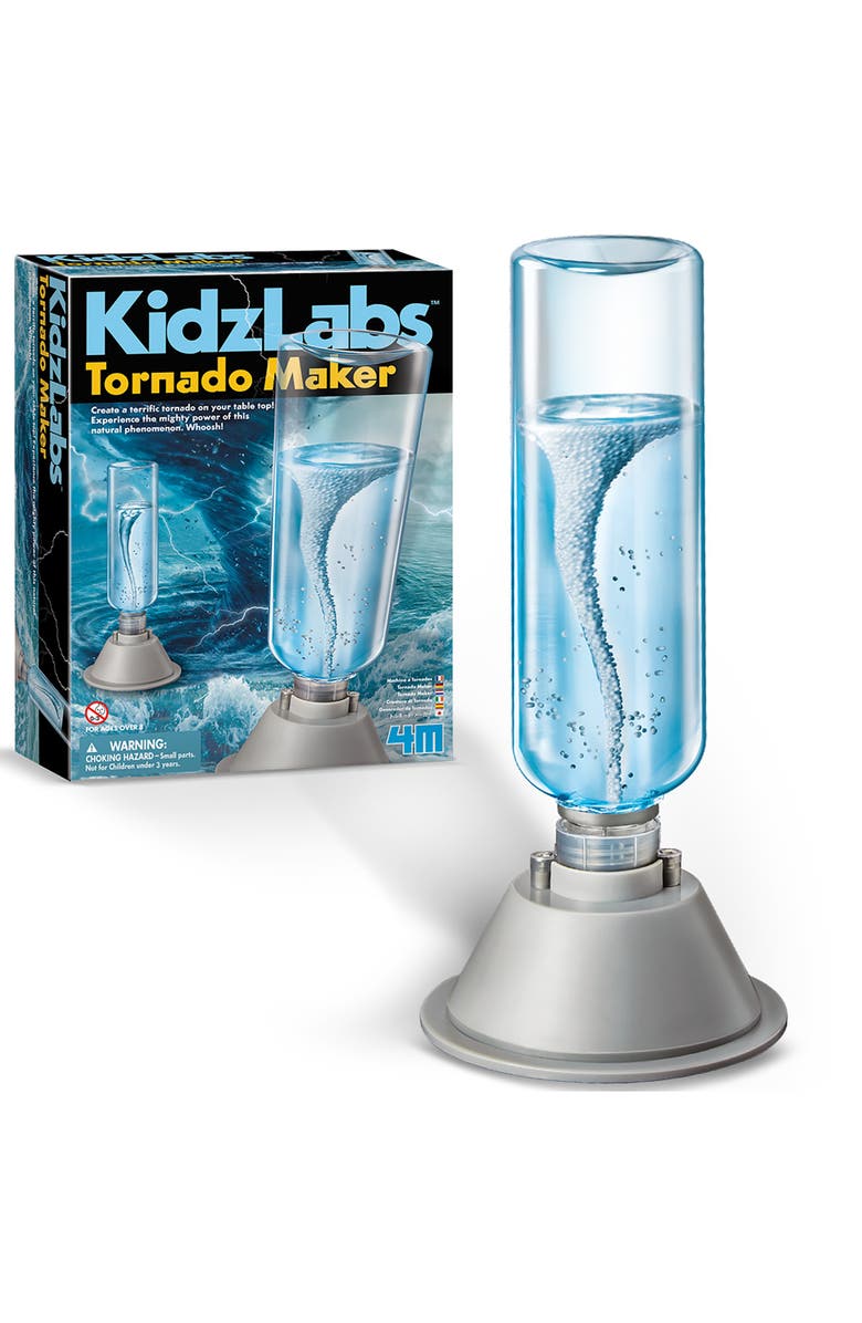 4M Kidzlabs Tornado Maker Diy Batterypowered Water Tornado, Stem Science, Alternate, color, Multicolored