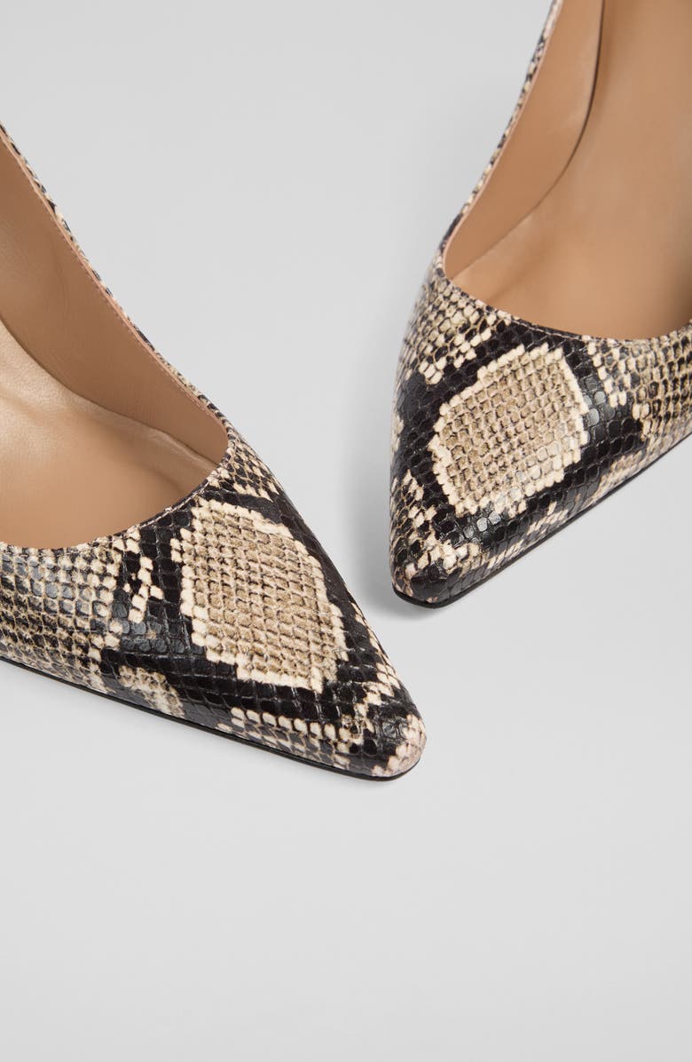 LK Bennett Floret Pump, Alternate, color, Beige/ White Multi