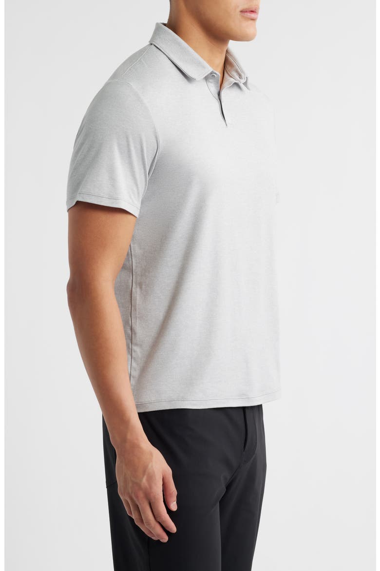 Dynamic Train Polo, Alternate, color, GREY SILK LIGHT HEATHER