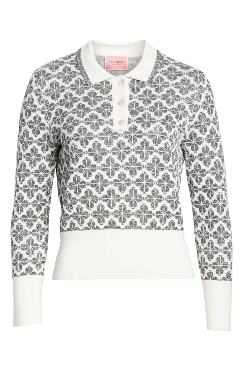 Kate Spade New York floral spade sweater, Alternate, color,
