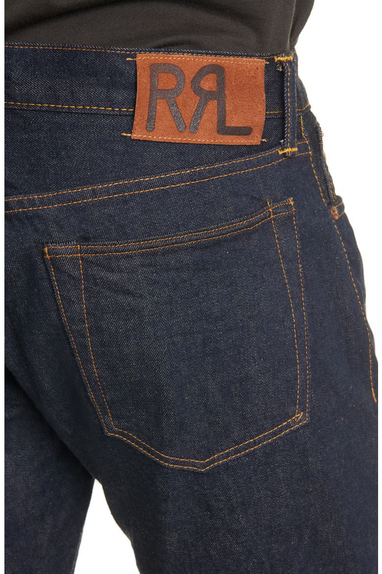 RRL Slim Fit Selvedge Jeans, Alternate, color, ONCE WASHED