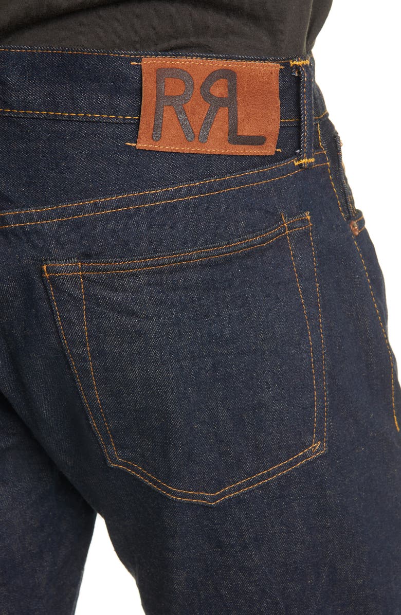 Double RL RRL Slim Fit Selvedge Jeans, Alternate, color, 