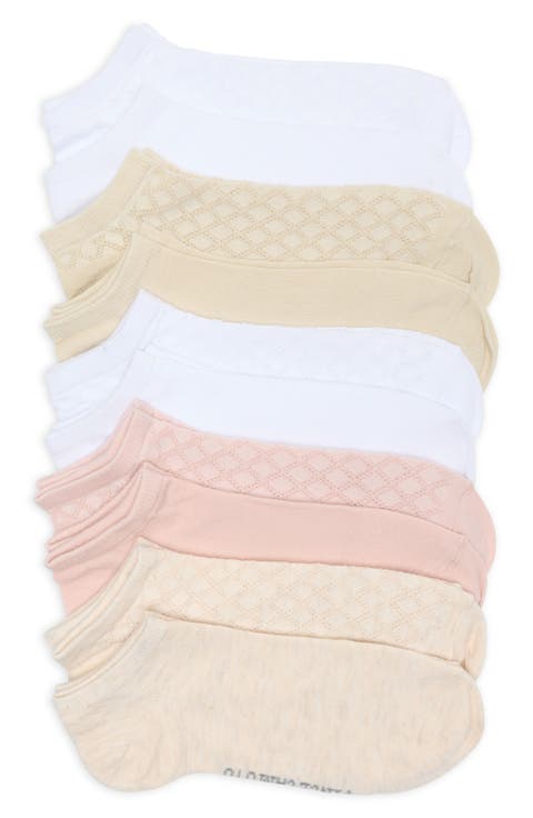 10-Pack Assorted Pointelle Ankle Socks