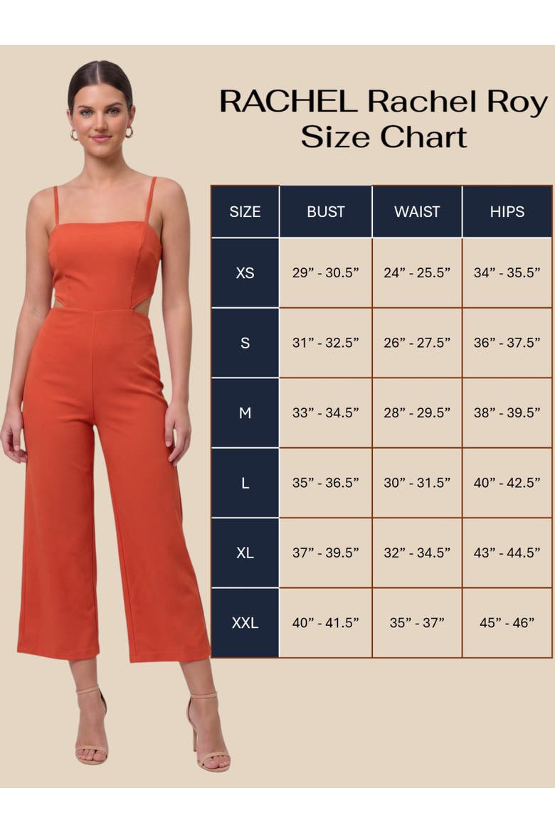 Andria Sleeveless Cutout Jumpsuit, Alternate, color, Aperol Spritz